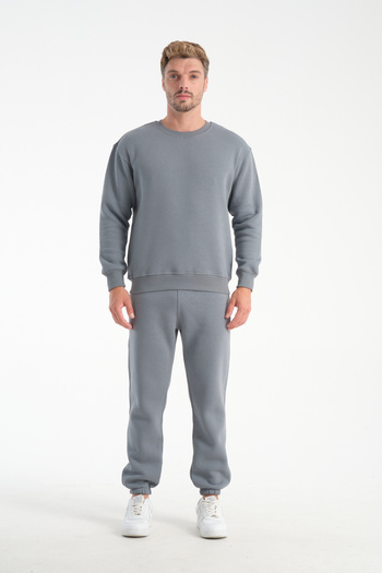 kaphone 10 Men's Pamulu 3 Thread Inside Fleece 0 Collar Tracksuit Set