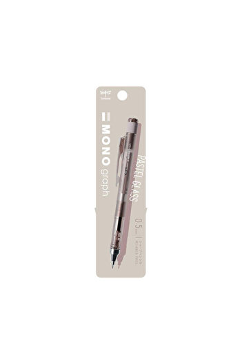 Tombow Mono Graph Pastel Glass Color 0.5mm Mechanical Pencil Soft Mocha / Dpa-149B