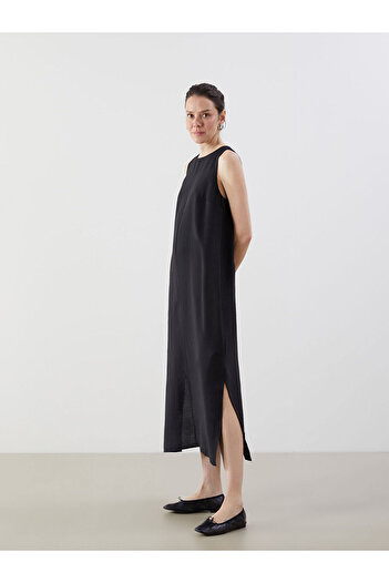 LC Waikiki Crew Neck Modal Blended Dress