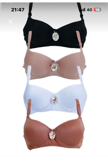 lal iç giyim Supported (75-80-85-90-95) 4-Piece Bra