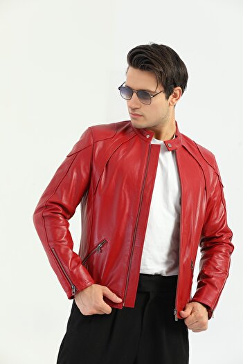LAKECH LEATHER ERKEK DERİ CEKET
