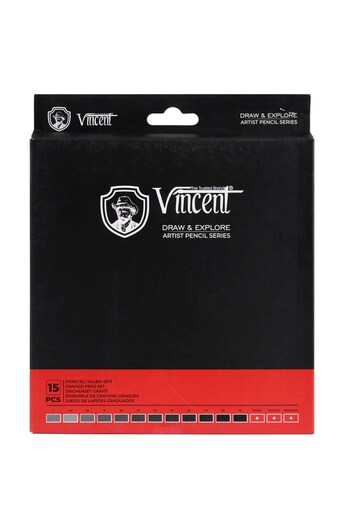 Vincent Draw & Explore Artist Drawing Pen Set 15 Pieces Cardboard Box