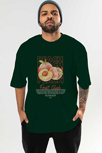 Ankhises Μπλουζάκι με μπροστινό στάμπα Peach Ανδρικό Γυναικείο Βαμβακερό μπλουζάκι με λαιμόκοψη