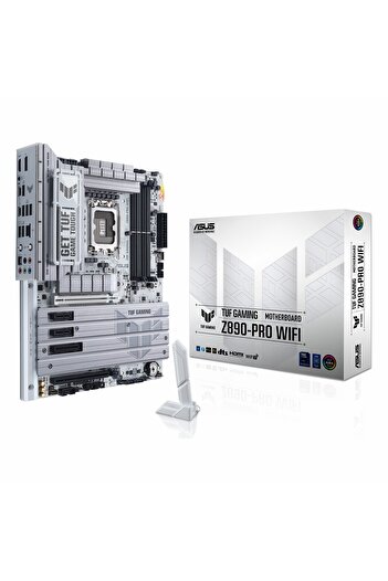 ASUS لوحة أم TUF GAMING Z890-PRO WIFI، Intel ATX، 16+1+2+1 مراحل طاقة، فتحة DDR5، PCIe 5.0