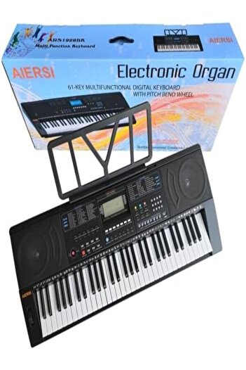 Aiersi Touch Response 61 Keys Electronic Organ ARS1928BK