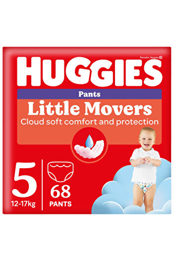 Huggies Pants Diapers for Boys, Box (No. 5) 12-17kg, 68 pcs