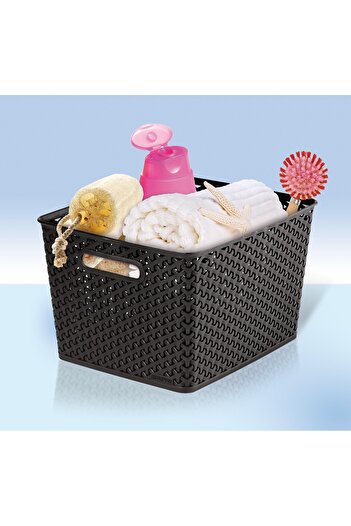 CURVER Stackable storage box 18L, My Style Rattan,