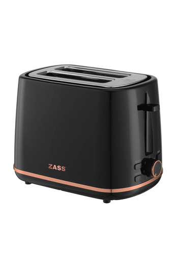 Zass Toaster ZST 20, 2 slices, 7 levels, 930 W, Black / Gold