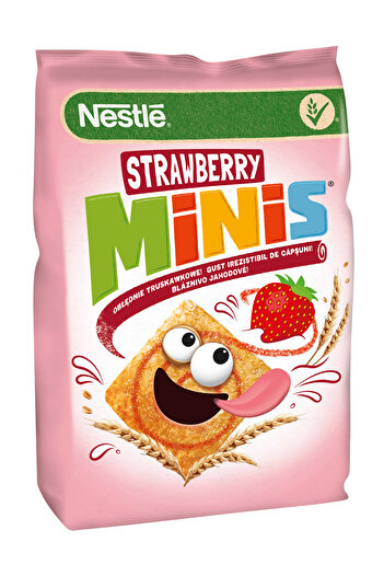 Nestle Strawberry Minis breakfast cereal 250g