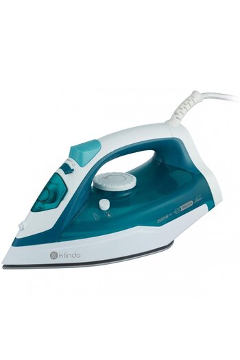 Klindo Fier de calcat KSI2600-23, 0.36 litri, 2600 W, Alb / Albastru