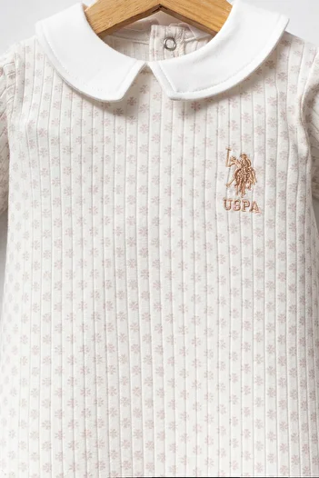 U.S. Polo Assn. U.S. Polo Assn Baby Girl White Jumpsuit