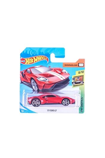 HOT WHEELS Masinuta Metalica Hot Wheels '17 Ford GT, Colectia 2018, Rosu, 1:64