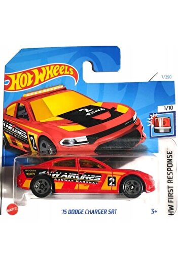 HOT WHEELS Masinuta Metalica Hot Wheels, `15 Dodge Charger SRT, 1:64, Rosu