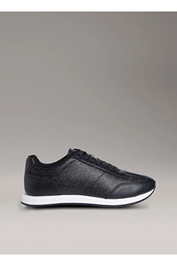 Calvin Klein Siyah Erkek Sneaker LOW PROF RUNN LACEUP MONO