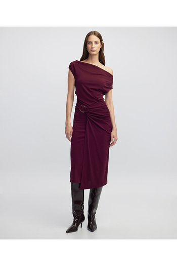 İpekyol Knitted Dress with Metal Buckle Knitted Dress with Metal Buckle