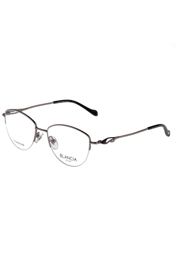 Blancia Bc 318 C3 50Ekt Titanium Women's Blue Light Protection Glasses (Silver Color-Nilör Frame)