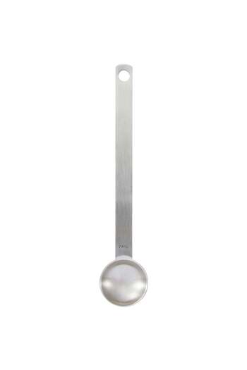 Muji Measuring Spoon with Long Handle, W 3.5 x H 18 cm, 5 ml, S, Silver