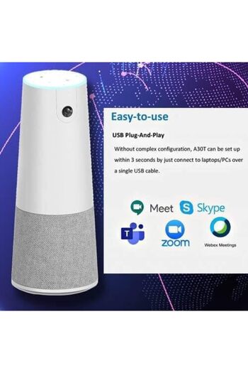 Uniarch Web Cam All-In-One Video Conference Camera by streaming Meeting all purpose