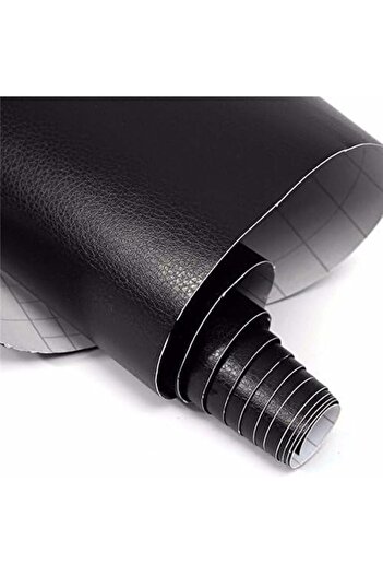 Alamor Store Alamor self-adhesive leather roll, black, 150 x 50 cm