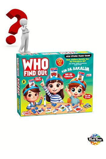 Moli Toys Molitoys Guess Who Knowledge and Intelligence Game(find Out Who)