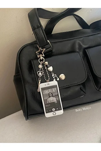 bettymettys Special Design Lana Del Rey Keychain Bag Charm