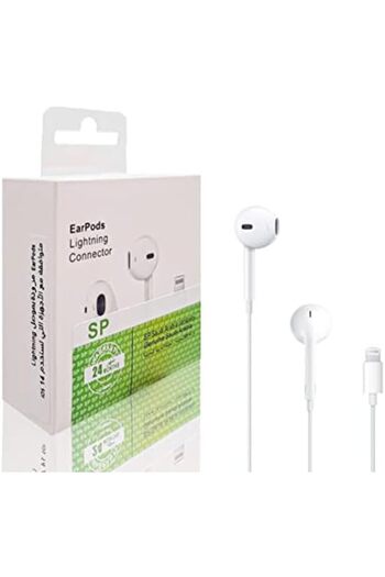 S-TOP سماعات أذن لاسلكية متوافقة مع iPhone 7 و8 XS Max باللون الأبيض