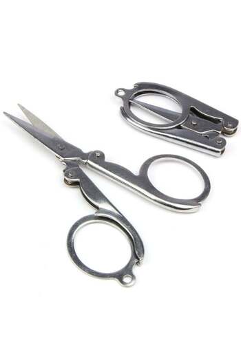 Evvano Scissors Folding Taksun Easy Portable Folding Travel Scissors