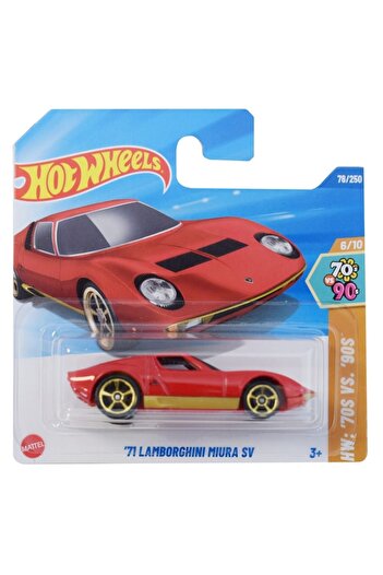HOT WHEELS Masinuta Metalica Hot Wheels '71 Lamborghini Miura SV, 1:64