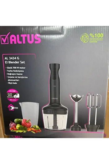 Altus Al 3434 B Hand Blender Set