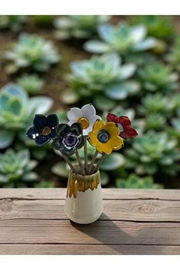 NT Handmade Handmade Porcelain Flower and Ceramic Vase – Decorative Table Top Ornament |   Home & Balcony Decor