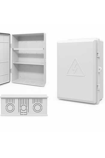 SIMAT ALHADITHA Heat and moisture resistant plastic electrical distribution box