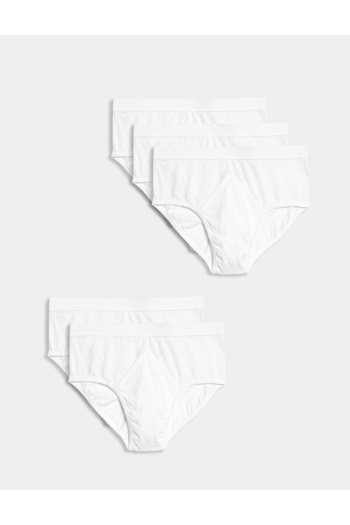 Marks & Spencer 5’li Cotton Rich Cool & Fresh™ Regular Fit Erkek Brief Külot Seti