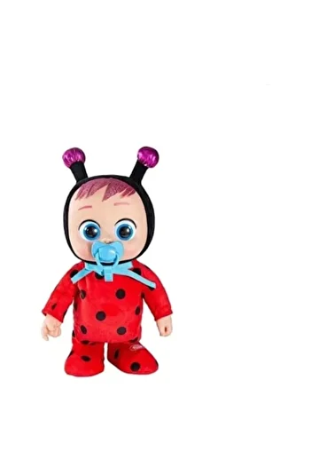 OEM Interactive Baby Doll Baby Cry Animal, Red, 30 cm