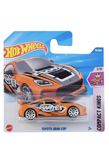 HOT WHEELS Masinuta Hot Wheels Toyota GR86 Cup 1:64, portocaliu