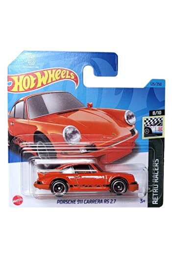 HOT WHEELS Masinuta Metalica Hot Wheels, Porsche 911 Carrera RS 2.7, Portocaliu, 1:64