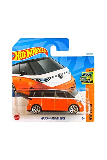 HOT WHEELS Masinuta Metalica Hot Wheels Volkswagen ID Buzz, 1:64, Portocaliu