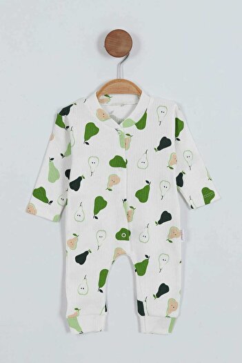 dinamik çocuk Baby Boy Pear Printed Corduroy Snap Fastener Newborn Baby Romper 100% Cotton Stretchy 1-3-6 Months