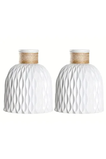 Minima Art Studio 2-Piece Nordic Style Bohemian Vase Pinterest Pampas Vase Decorative Living Room Accessory Table Ornament