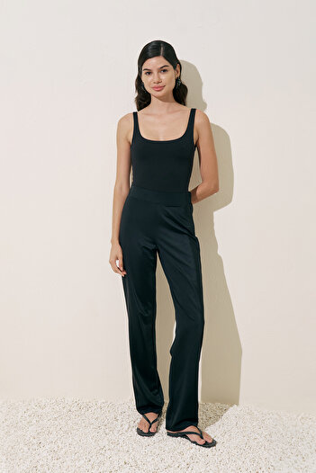 Manuka Long Legs Tightened Pants Swimsuit Black