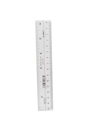 Roco EdgeLine 15cm Plastic Ruler – Beveled Edge Design