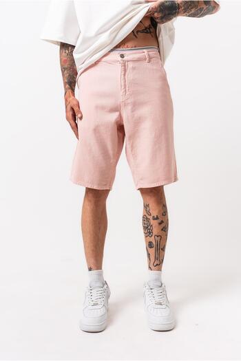Respire Men's Piece Paint Shorts Salmon