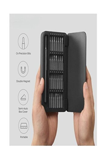 COOYA 25 in 1 Manual Screwdriver Tool Set,With Magnetic Storage Box,Repair Tool Kit ,For Electronics
