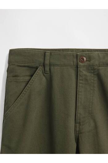 GAP Erkek Koyu Yeşil Rahat Utility Kaki Pantolonları