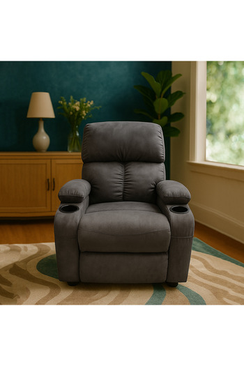 SAHABA Gray Cloud Recliner Chair