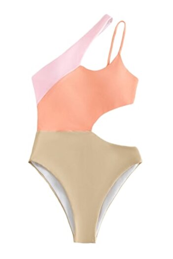 Mixbo Swimsuit, One Shoulder, Sweet Pink, Mixbo, Size S