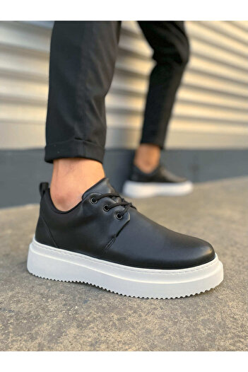 Joy Ayakkabı Jyx03 Luxor Lace-Up Skin Men's Casual Sports Classic Shoes Cbt - Black