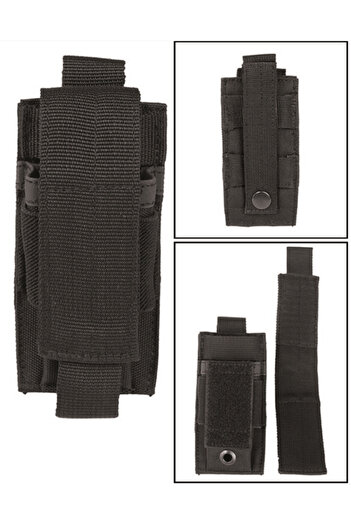 MİL-TEC STURM PISTOL MAGGER POUCH - BLACK Mil-Tec Molle