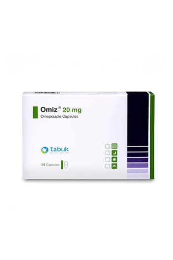 TABUK PHARMACEUTICALS Omiz 20mg 14cap