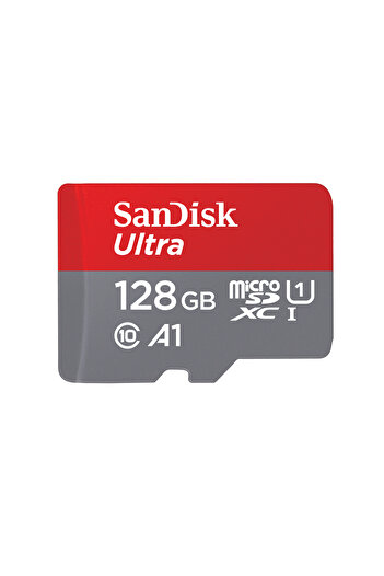 SanDisk Ultra MicroSDHC 128GB memory card, Class 10 + SD adapter