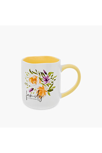 Lifestyle Family is Everything Print New Bone China Mug with Handle - 380 ml